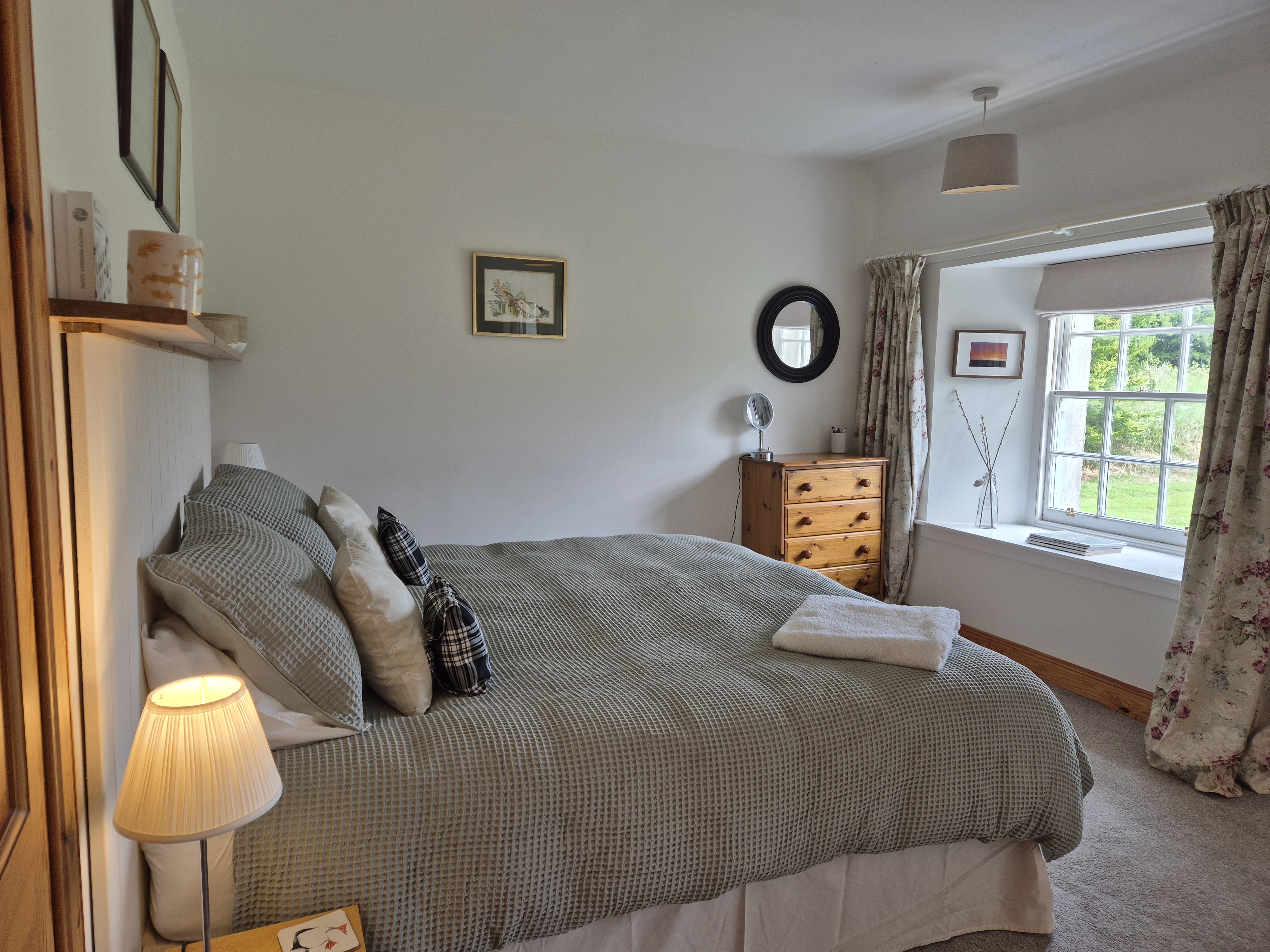 Dawn Bedroom set up as a Super King