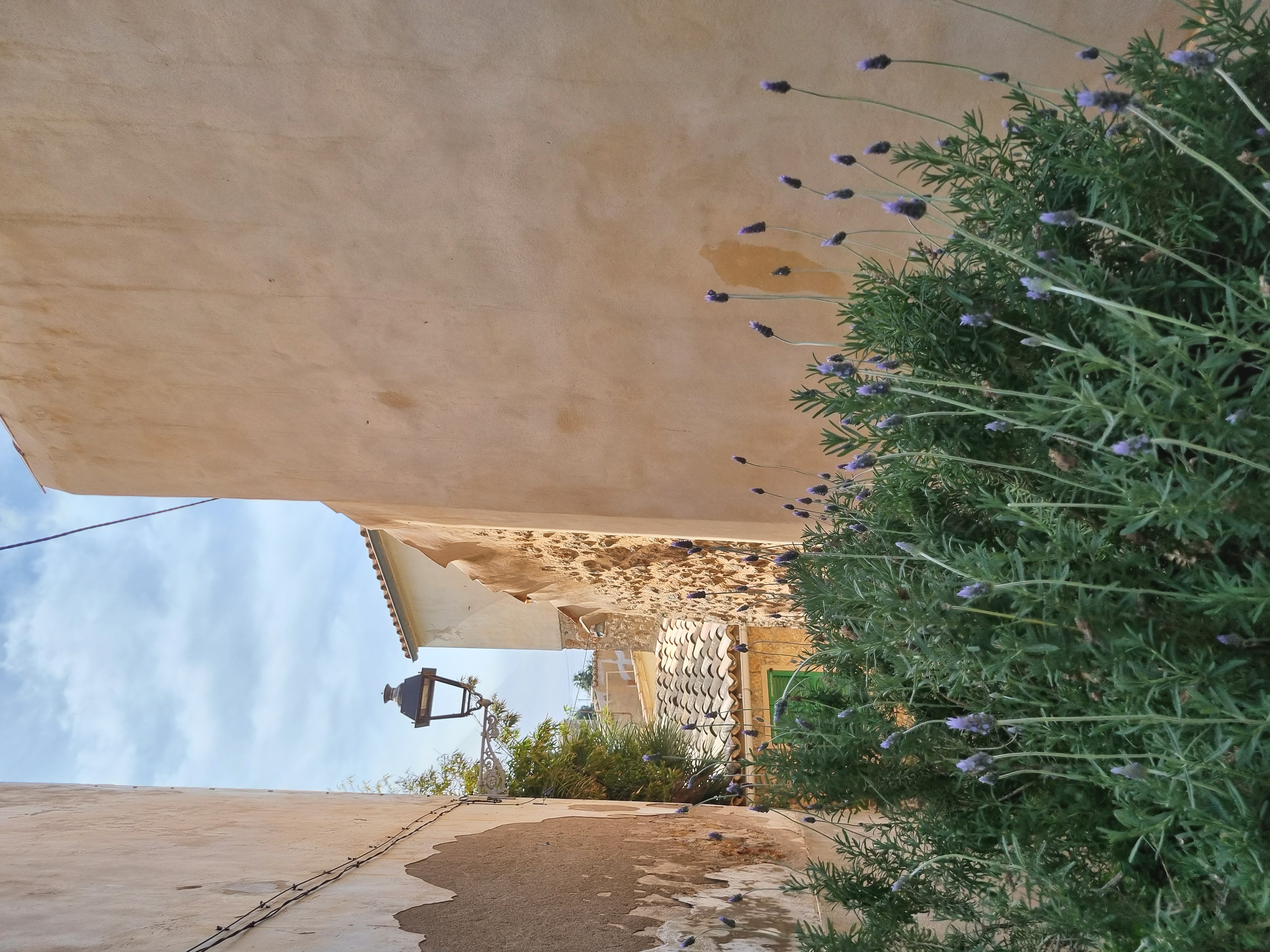 Honey-coloured walls